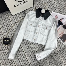 샤넬 CHANEL 여성 램스킨 자켓 CL0469