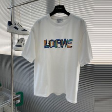 로에베 LOEWE 남성 라운드 반팔 LW0418