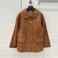 프라다 PRADA 여성 가죽 자켓 PD12789