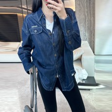 미우미우 MIUMIU 여성 데님 셔츠 MU0234