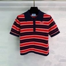 프라다 PRADA 여성 니트 반팔 PD12824