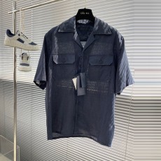 프라다 PRADA 남성 셔츠 반팔 PD12828