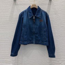 미우미우 MIUMIU 여성 데님 자켓 MU0261