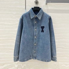 아미 Ami 여성 데님 자켓 AR0362
