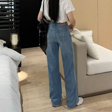프라다 PRADA 여성 데님 팬츠 PD12886