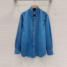 미우미우 MIUMIU 여성 데님 셔츠 MU0315