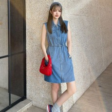 미우미우 MIUMIU 여성 데님 원피스 MU0319