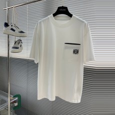 로에베 LOEWE 남성 라운드 반팔 LW0476