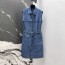 보테가 BOTTEGA VENETA 여성 데님 원피스 BO0661