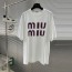 미우미우 MIUMIU 남성 라운드 반팔 MU0435