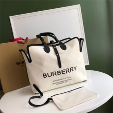 버버리 BURBERRY 라지 소프트 코튼 캔버스 벨트 백 BB0490