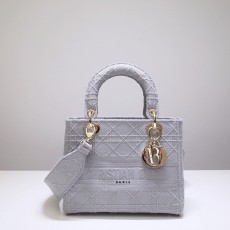 디올 DIOR 미디엄 레이디백 DR338