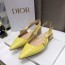 디올 DIOR 여성 자디올 슬링백 플랫  D09768