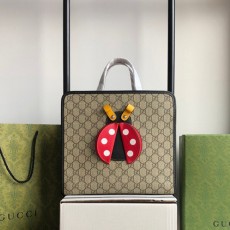 구찌 GUCCI 키즈 칠드런 레이디버그 토트백 664083 GU01661