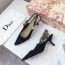 디올 DIOR 여성 슬링백 힐 D1038