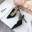 디올 DIOR 여성 슬링백 힐 D1045