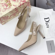 디올 DIOR 여성 슬링백 힐 D1047