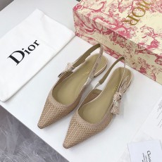 디올 DIOR 여성 플랫 슬링백 D1030