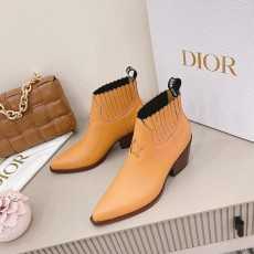 디올 DIOR 여성 가죽레더 부츠 D1076