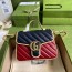 구찌 GUCCI GG 마몬트 미니 탑 핸들백 583571 GU01678