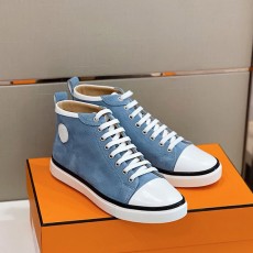 에르메스 HERMES 남성 캔버스 하이탑 H08350