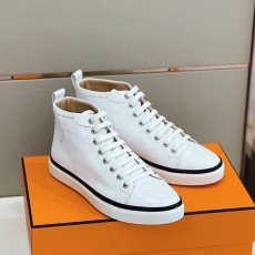 에르메스 HERMES 남성 캔버스 하이탑 H08356