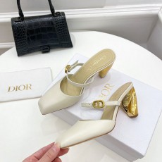 디올 DIOR 여성 뮬 슬리퍼 D1273