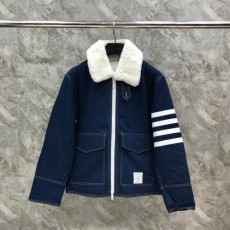 톰브라운 THOMBROWNE 남성 양털 데님 자켓 T394