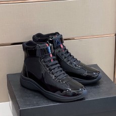 프라다 PRADA 아메리카 컵 하이탑 스니커즈 PR01817