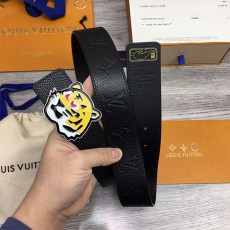 루이비통 LOUIS VUITTON 콜라보 남성 벨트 LV0496