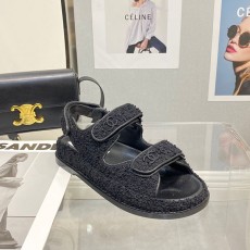 샤넬 CHANEL 여성 벨크로 샌들 C02000