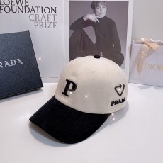 프라다 PRADA 남여공용 볼캡 모자 PR076