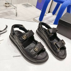 샤넬 CHANEL 여성 벨크로 샌들 C02033