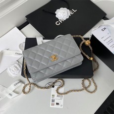 샤넬 CHANEL 골드볼 WOC 램스킨 미니 크로스백 AP1450  C2276