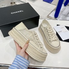 샤넬 CHANEL 여성 레이스업 스니커즈 C0931