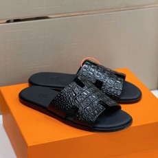 에르메스 HERMES 남성 이즈미르 슬리퍼 H08585