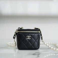 샤넬 CHANEL 램스킨 코스메틱 케이스 AP2730 C2328