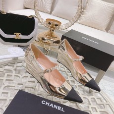 샤넬 CHANEL 여성 웨지힐 펌프스 C01108