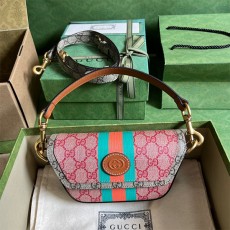 구찌 GUCCI 웹 GG 탑 핸들 미니백 723762  GU02439