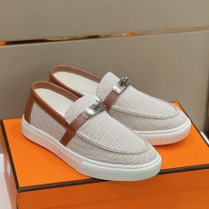 에르메스 HERMES 남성 게임 레더 스니커즈 H08759