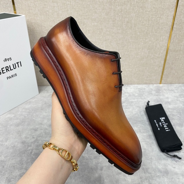 벨루티 Berluti Alessandro Galet 남성 더비슈즈 B01980